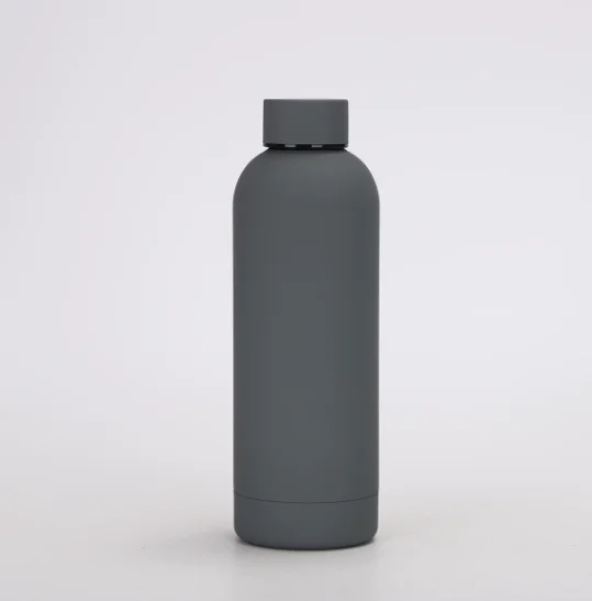 Thermosfles met eigen logo, grote vacuümfles van roestvrij staal, draagbare thermosfles, outdoor sportwaterfles, reismok 500ml