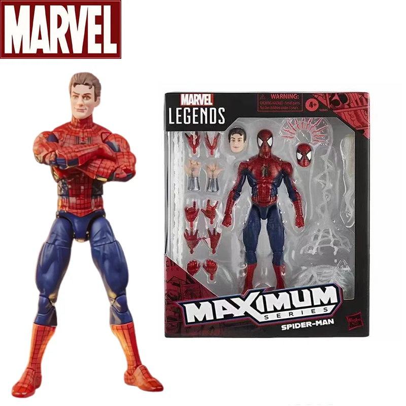 Figuras de acción de Spider-Man de lujo definitivas, 6 pulgadas, alta calidad, Ko, modelo máximo de Spiderman, regalos de muñecas