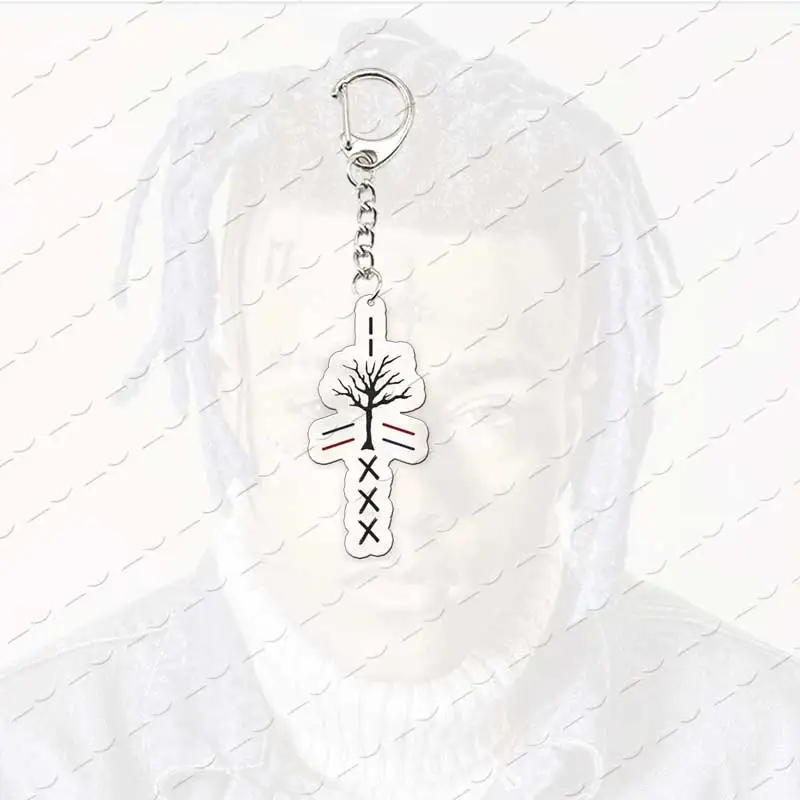 Singer Xxxtentacion Keychain Accessories Charms Acrylic Florida