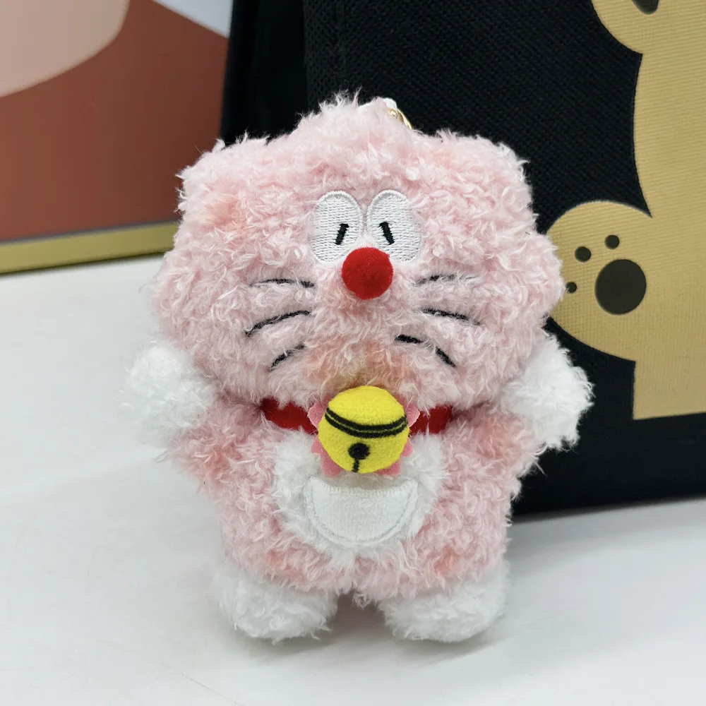 

Doraemon Sakura Cherry Blossom Style Plush Doll Keychain Doraemon Cute Stuffed Doll Pendant Hanging Ornament Soft Toy Gift