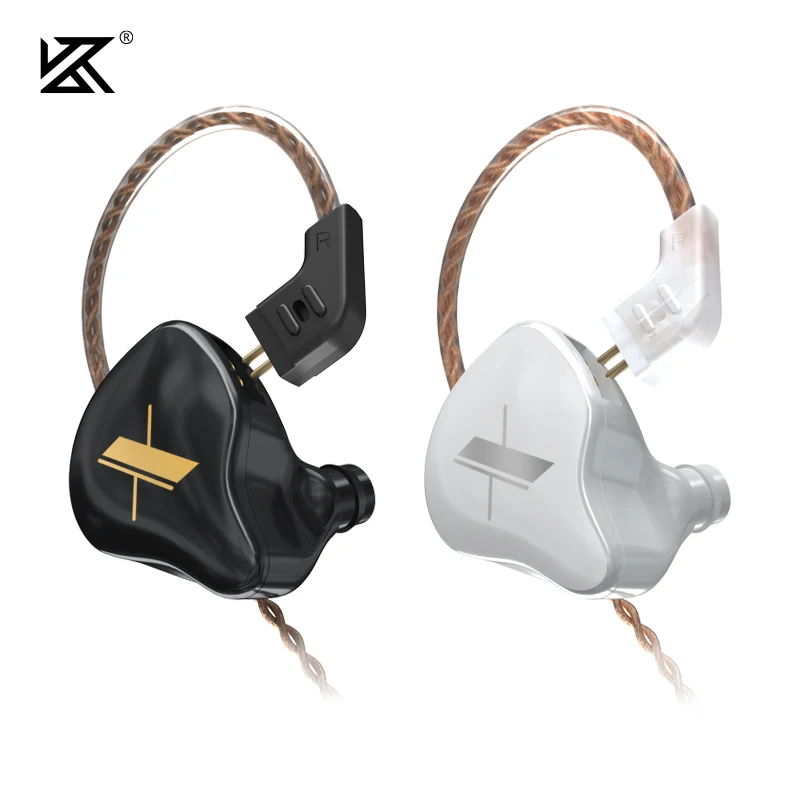 KZ EDX Wired Earphones HiFi Bass Earbuds In Ear Monitor Headphones Detachable Cable Music DJ Sport Noise Cancelling Headset