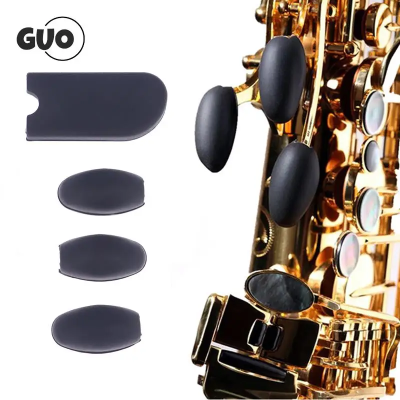 Saxophone Rubber Thumb Rest Cushion Non-Slip Saxophone Finger Protection Cushion Pad For Alto Tenor Soprano Saxophone Access