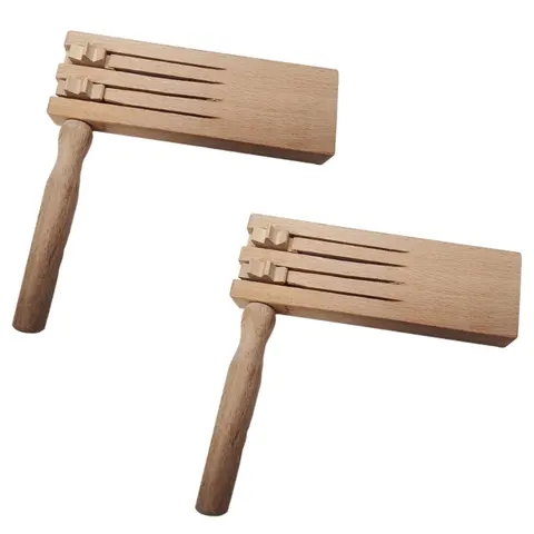 Jouet mexicain pour enfants, cliquet en bois, fabricant bruit, jouet traditionnel Matraca pour cadeau 69HD