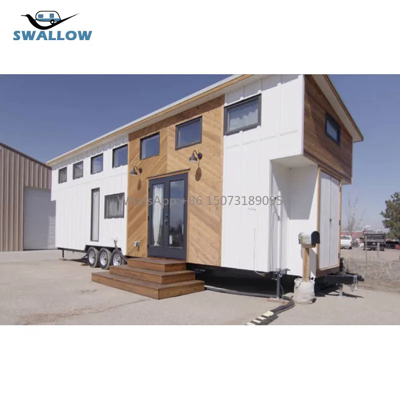 

China Supplier Promotion Mobile Tiny Trailer House Home on Wheels Trailer Price