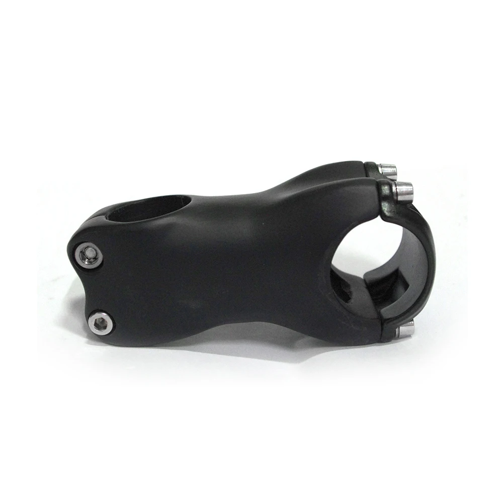 Full Carbon Bicycle Stem, UD Black Matte, Lightweight, MTB, Road Bike, No Logo, 31.8mm ± 6 Degree, 60-130mm