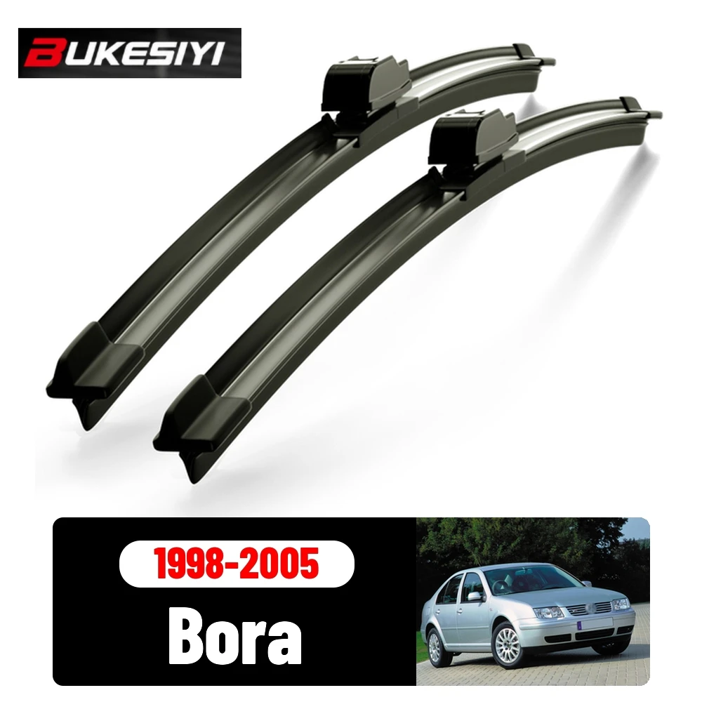 2PCS Front Wiper For Volkswagen Bora 1998-2005 Silent Durable High Quality Windshield Wiper Blades Accessories 2000 2001 2003