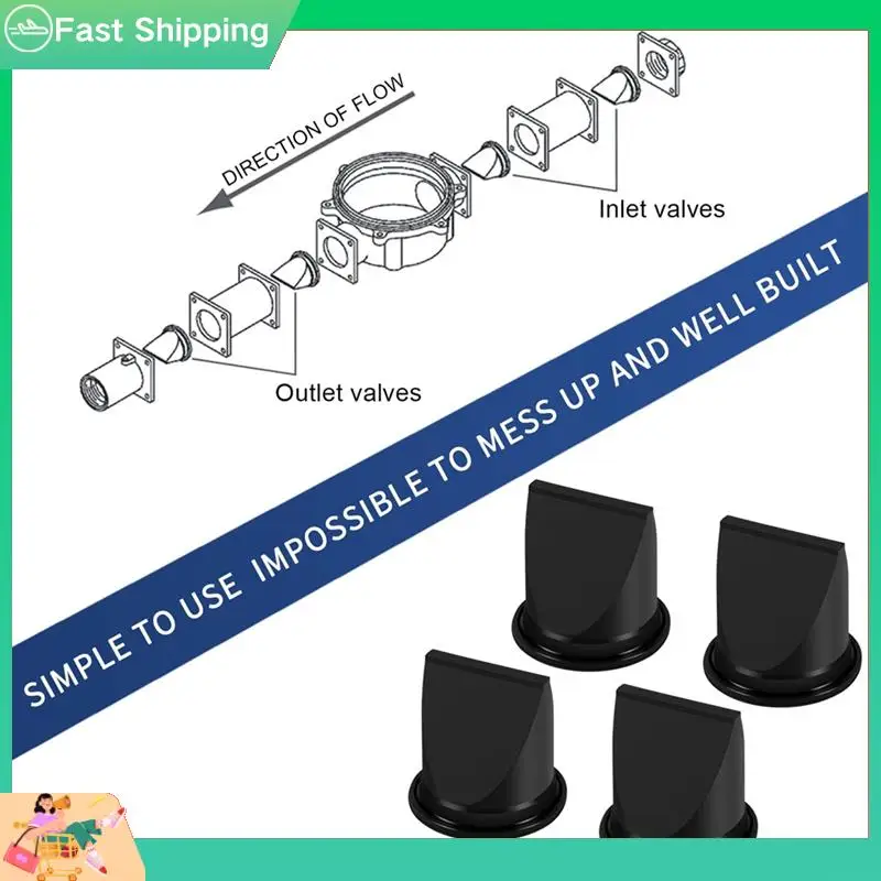 

Комплект из 4 клапанов DB 1-1/2-дюймового клапана «утконос», замена для Dometic 385310076 для вакуумных генераторов Sealand серии S и T-Tvdae
