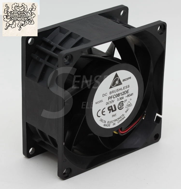 

Jinlingge для оригинального delta PFC0812DE 80 мм 8 см 8038 12 В 3,30 А 4-контактный ШИМ промышленный корпус осевые охлаждающие вентиляторы насилия