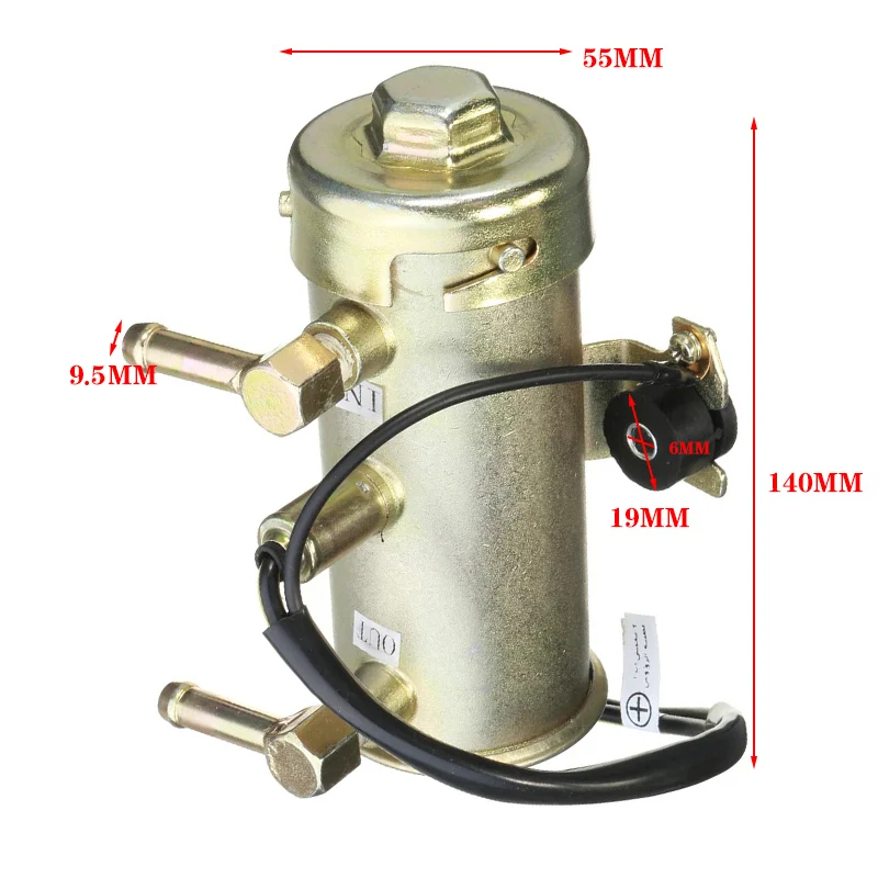 Car Gasoline Diesel Fuel Oil Electronic Pump Universal 12V Electric Fuel Petrol Pump Low Pressure HRF-027 For Petrol/Dieselc/Bio