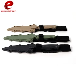 Military Birthday Gift CS Cosplay Prop Tactical Enthusiasts Combat Knife Modeling Rubber Training Sheath Knife Model Toy Sword