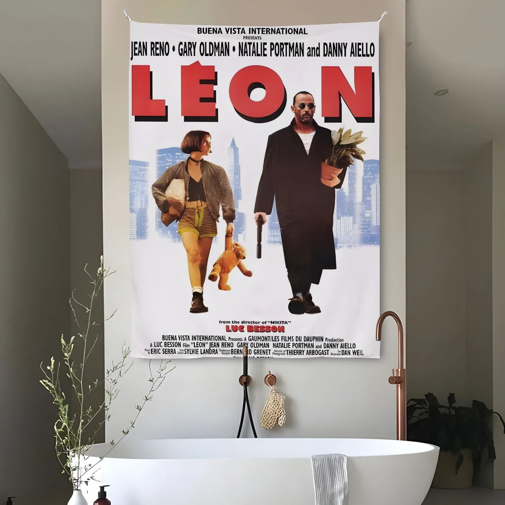 

L-Leon P- Classic Film Tapestry Perfect For Home&Living Bedroom Decor Wall Art Backdrop Banner