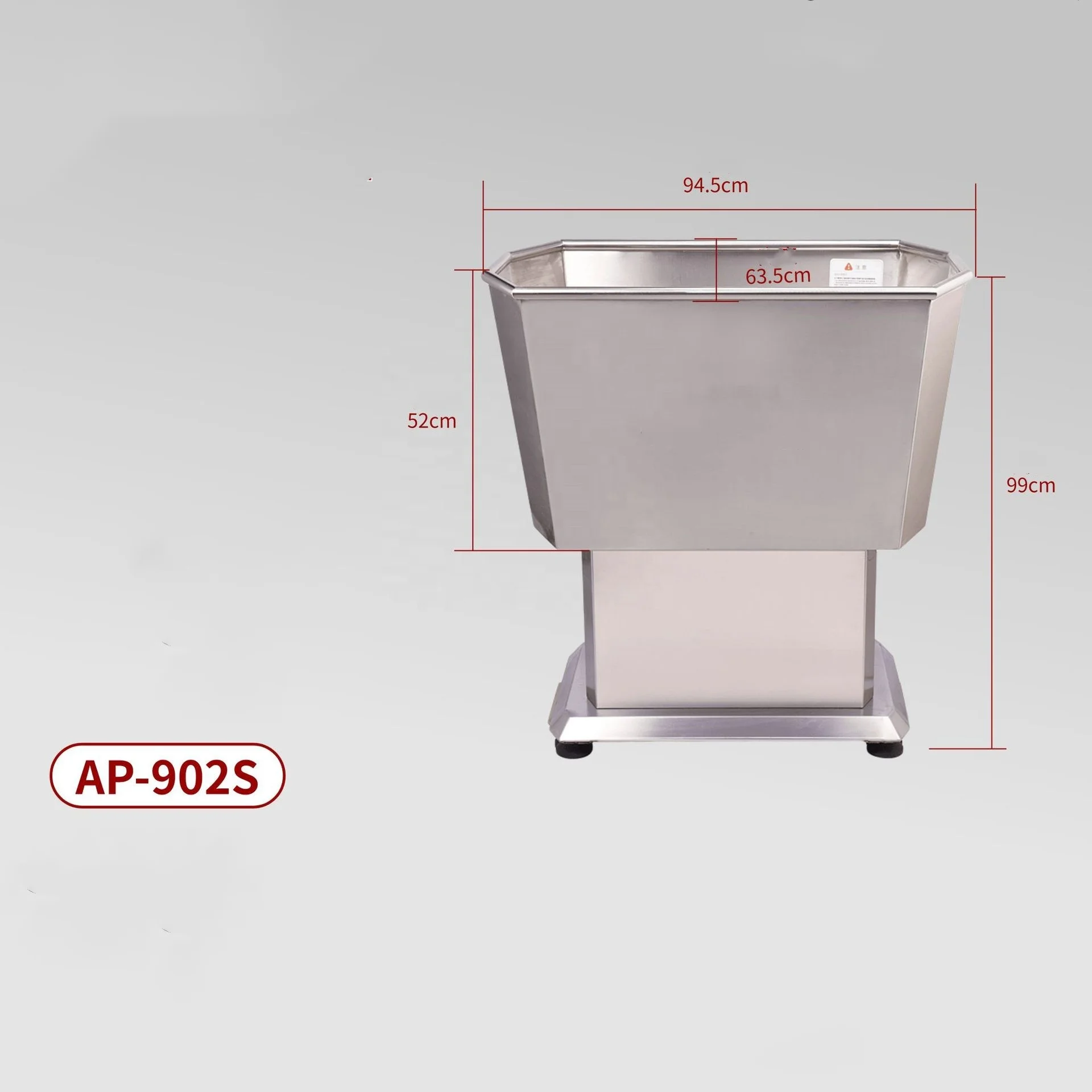 Stainless Steel Dog Bathing Station Small Cats Dogs Mini Spa Octagonal Bathtub for Pets