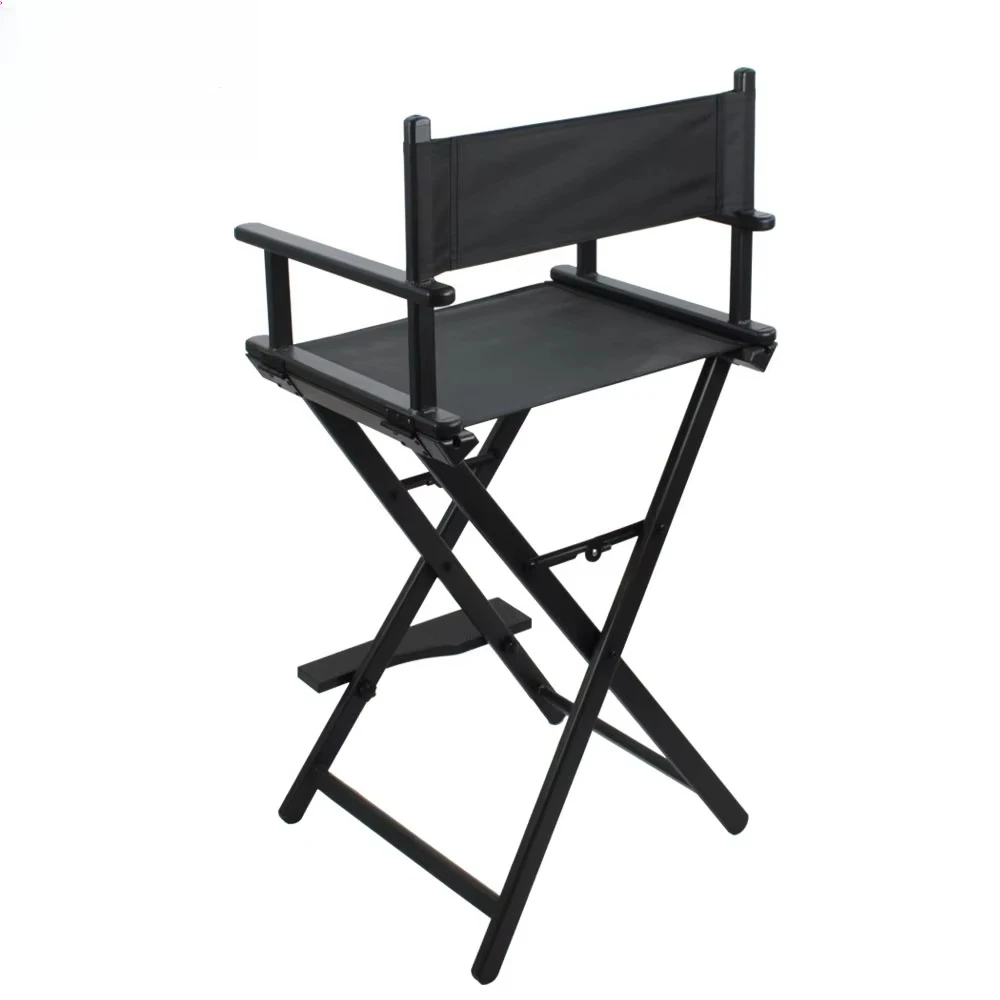 Outdoor Multifunctional Hairdressing Chair Portable Tall Folding Lightweight Aluminum Makeup Folding Director Chair