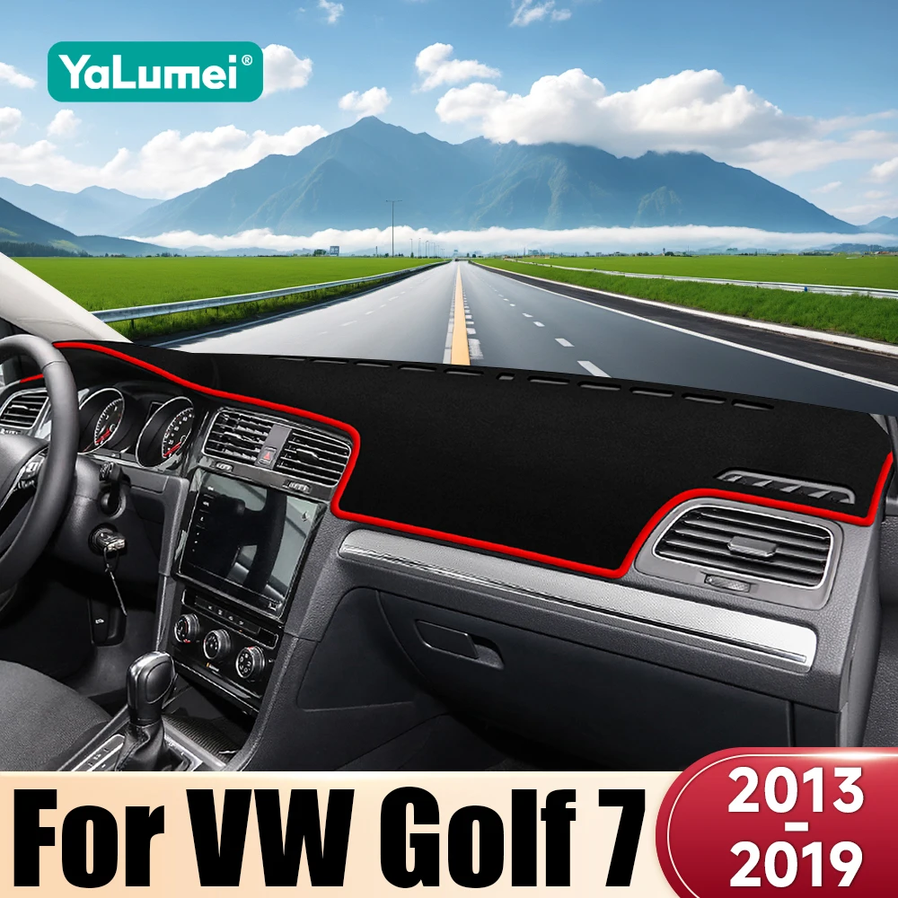 Für Volkswagen VW Golf 7 MK7 2013 2014 2015 2016 2017 2018 2019 Auto Dashboard Sonnenschutz Abdeckung Nicht-slip matte Zubehör