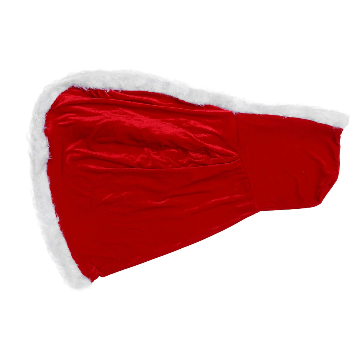 

Christmas Hooded Cloak Cape Costume Cosplay Outfit Warm Party Dress Up 80Cm Easy Clean Storage Perfect For Christmas Theme