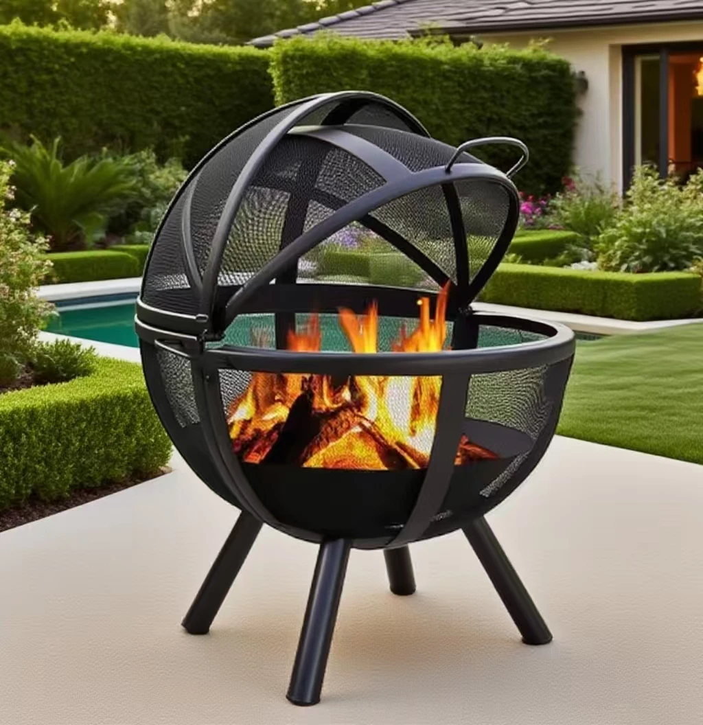 Brasero sphérique portable en - Fire Pit Bowl avis et prix