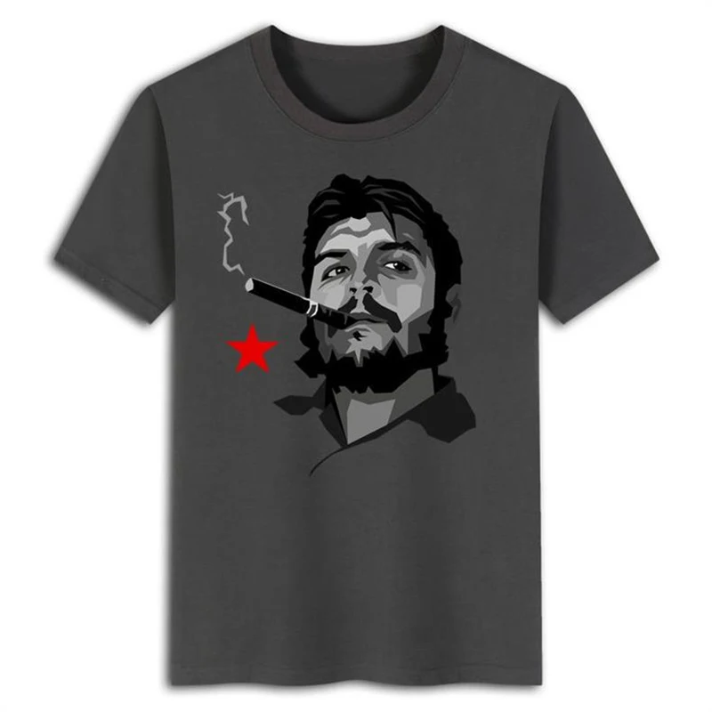 New Che Guevara Print Cotton T-Shirts Fashion Men Women Casual Short Sleeve T Shirt Oversized Harajuku Tees Tops Unisex Clothing