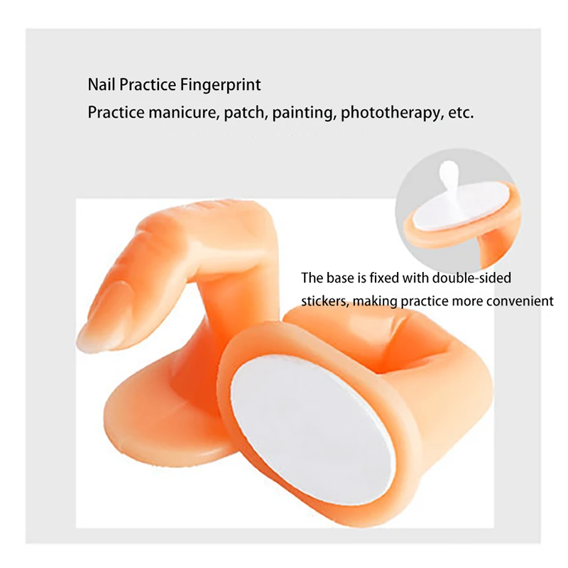 1 Bộ Dụng Cụ Làm Móng Ngón Tay Mô Hình Đào Tạo Chuyên Nghiệp Giả Móng Tay Nghệ Thuật Mẫu, thực Hành Ngón Tay Giả Móng Tay Màn Hình Móng Tay Nghệ Thuật Dụng Cụ