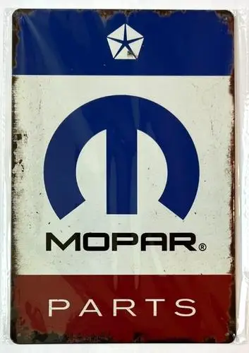Mopar Parts Vintage Novelty; Metallschild, Wandkunst, neu!
