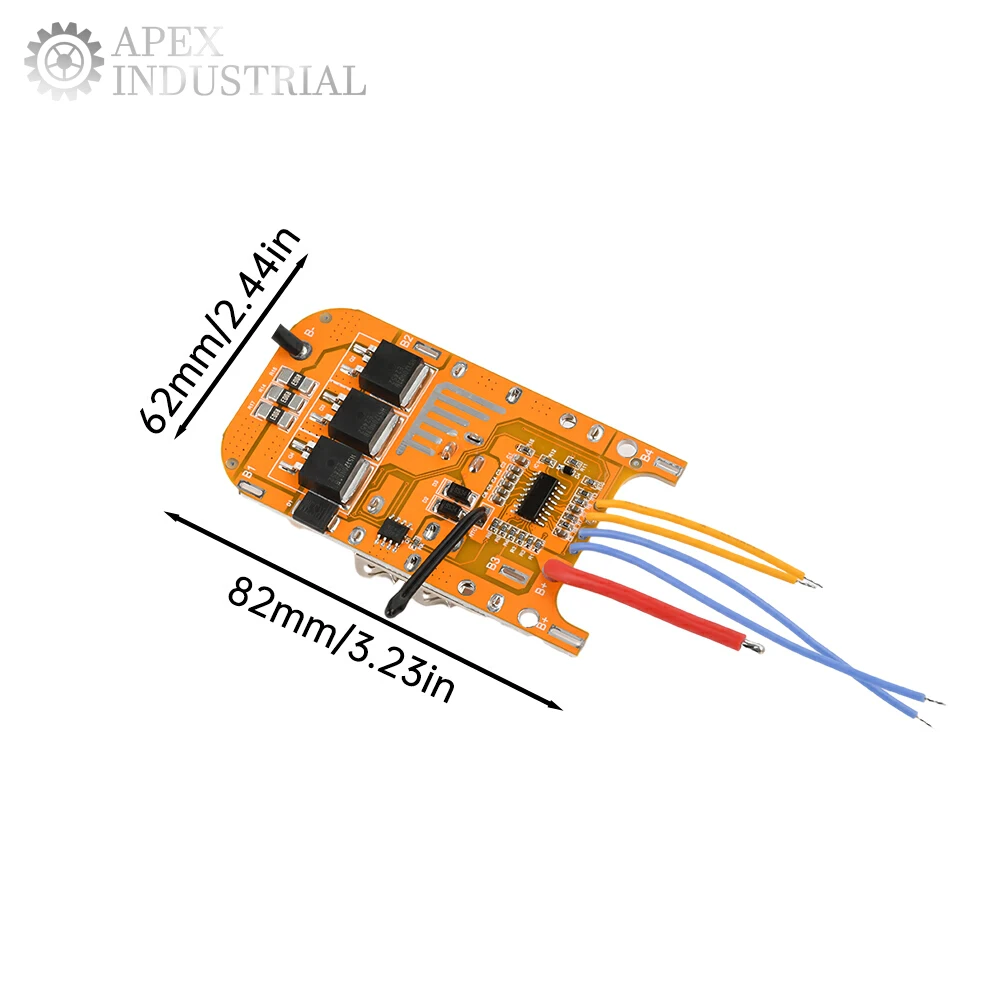 5S 21V 80A 90A BMS Lithium Battery Protection Board Overcharge/Discharge/Short Circuit Protection Circuit Board for Power Tool