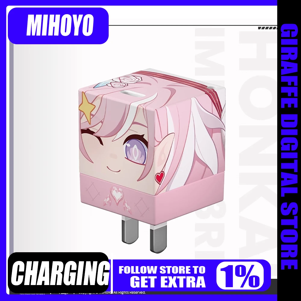 

original miHoYo Game Honkai Impact 3rd German Cube Theresa Type-C Fast C Head 35W Cartoon Charger Cosplay Halloween Gift