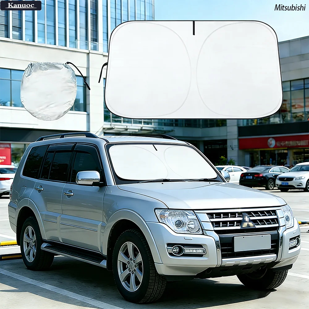 

Car Windshield Sun Shade For Mitsubishi Pajero 2010-2021 Sunshade Sun Visor Protector Blocks UV Rays