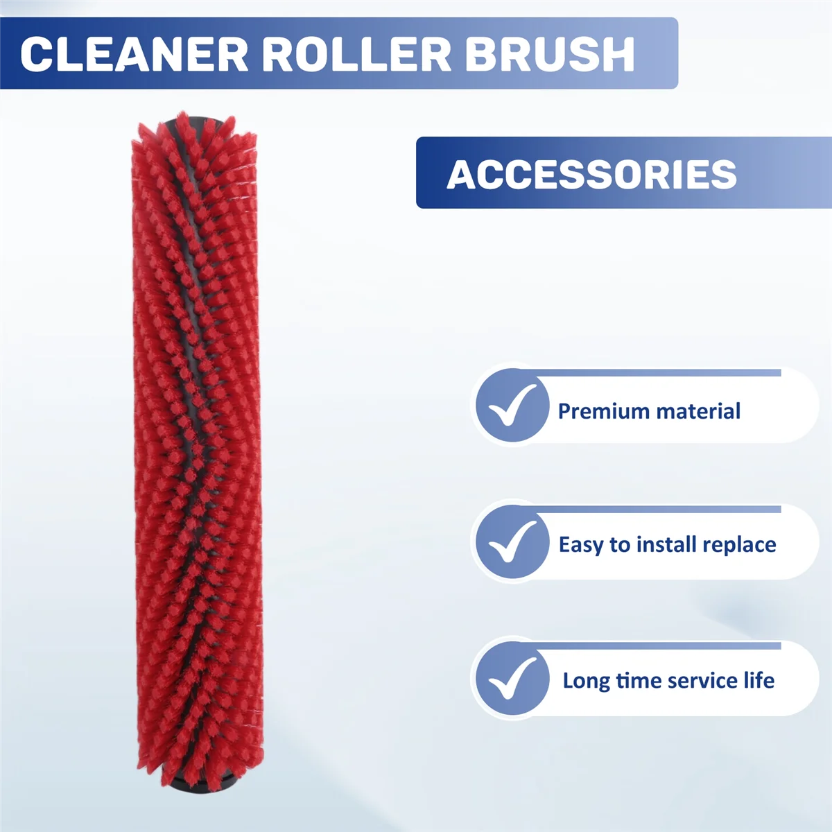 Promotion!Cleaner Roller Brush Main Brush for BR 30/4C Rollers,Red Roller Brush 4.762-452.0 for BR 30/4C