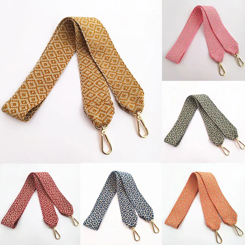 100cm Ethnic Style Bag Belt Bag Handle Bag Strap For Women Removable Adjustable DIY Shoulder Bag Strap Accessories For Handbags