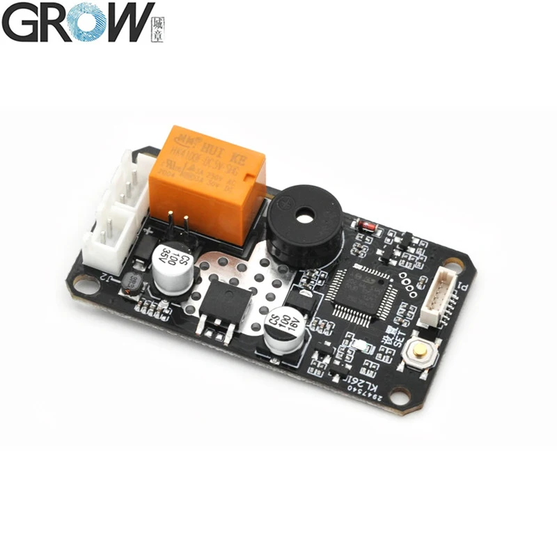 GROW KL261-Placa de Control de acceso de huella dactilar, DC5.5-15V, salida real, bajo consumo de energía, modo de encendido autoblocante