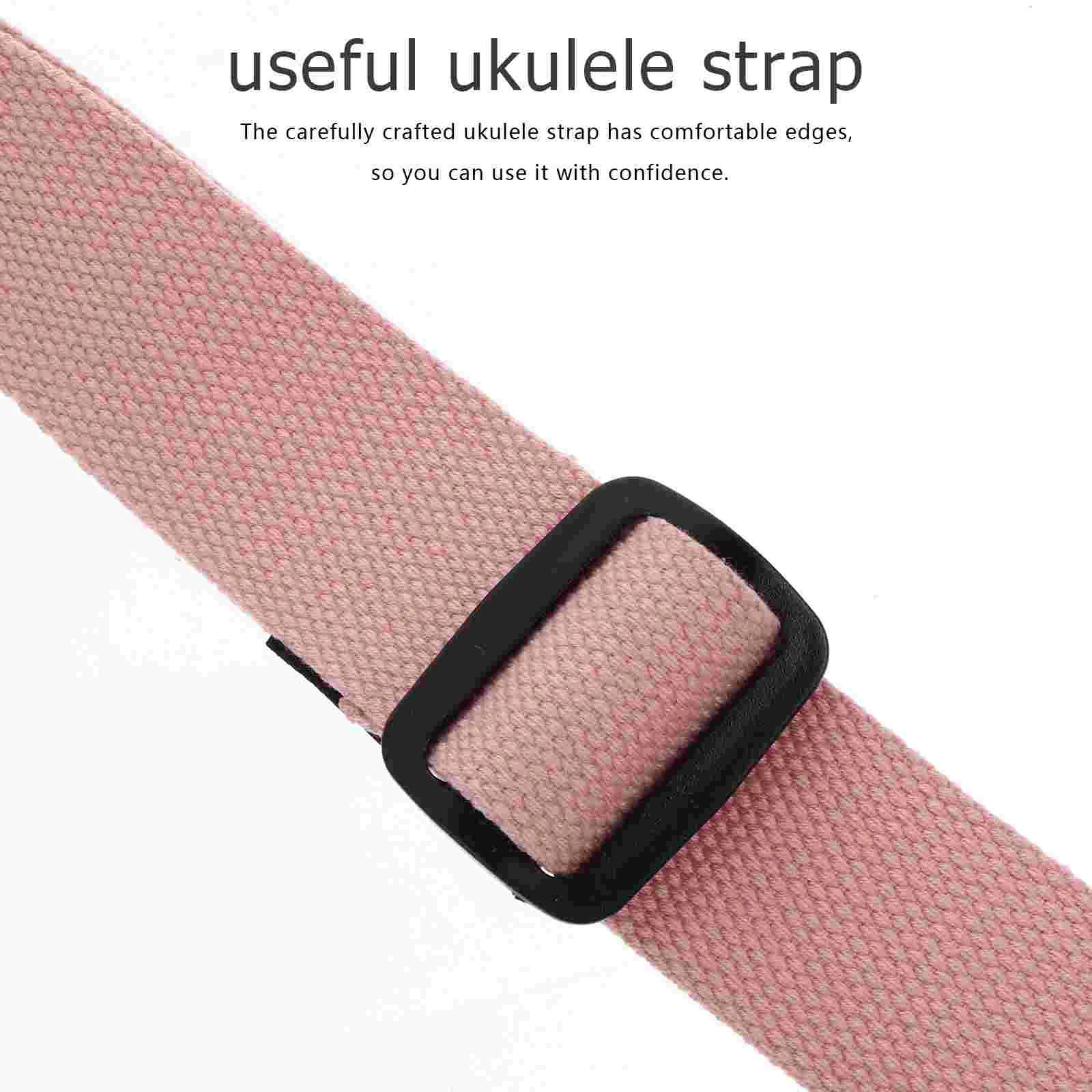 Watch Straps Ukulele Non-punching Bass Accessories Professional Adjustable Wallet Useful Belt Pink Durable Child