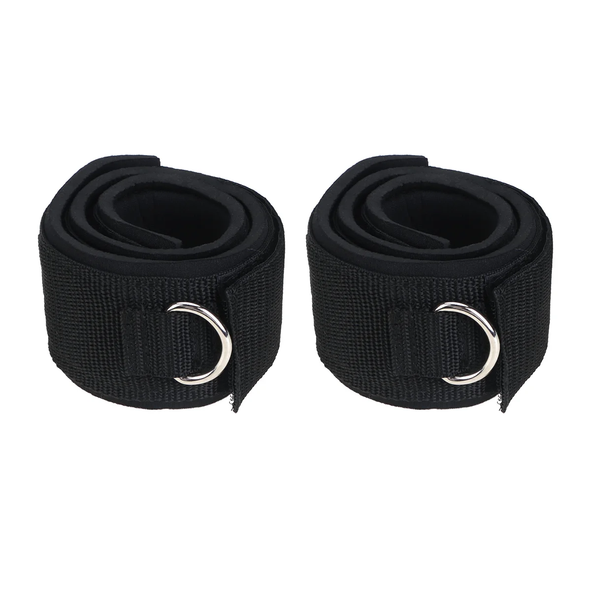 

2Pcs Workout Strap for Leg Exercises Padded Ankle Cuff with Extra Foot Stability Perfect for Gym Cable Machines and Functional
