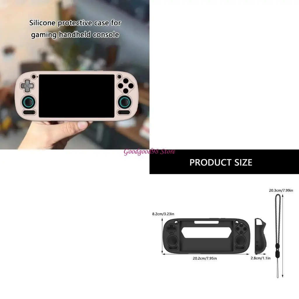 Protective Case Silicone Skin Scratchproof Shell for Retroid Pocket 5 Game Console Skin Gamepad Housing Gaming Accessory W8EC