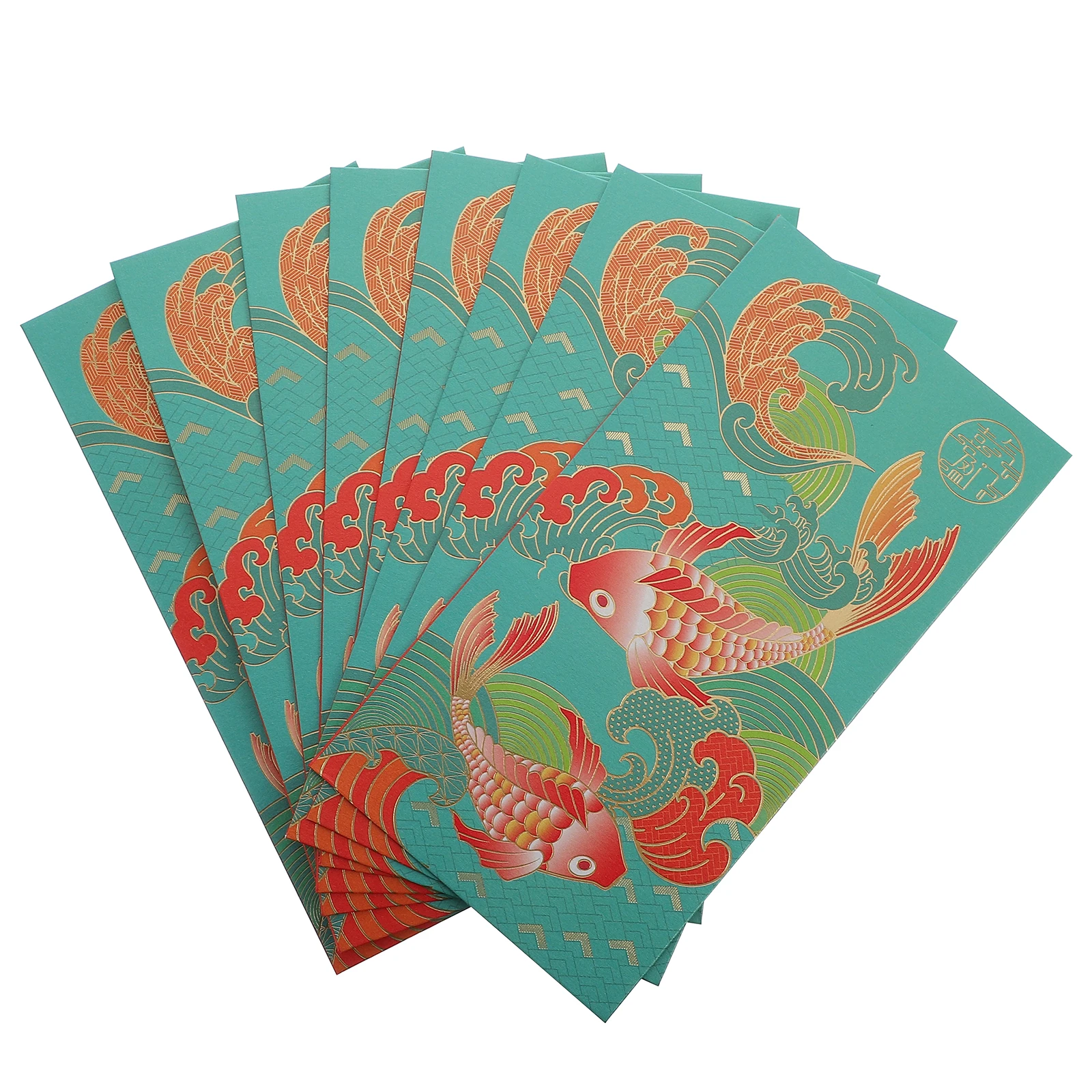 

8 Pcs Red Envelopes Smooth Pearl Printed Money Bags Festive Hong Bao Chinese New Year Supplies Practical Gifts