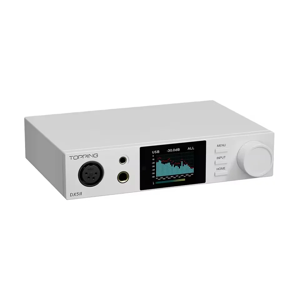 TOPPING DX5 II Fully Balanced DAC & Headphone Amp Combo Dual ES9039Q2M DSD512 PCM768kHz LDAC Decoder Amplifier - view 3