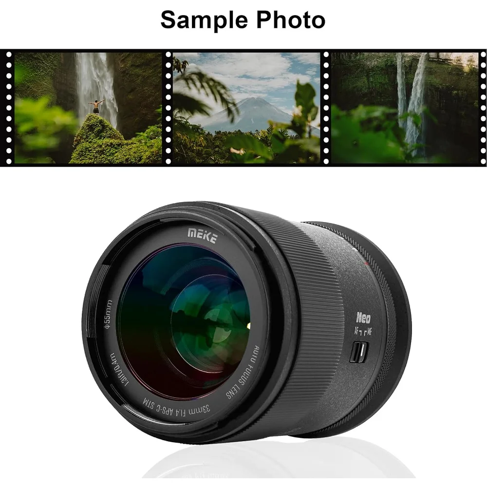 Meike 33mm f1.4 Auto Focus STM (Stepping Motor) Fixed Portrait Lens APS-C for Fujifilm X-Mount /for Z-Mount / Sony E-Mount A7III