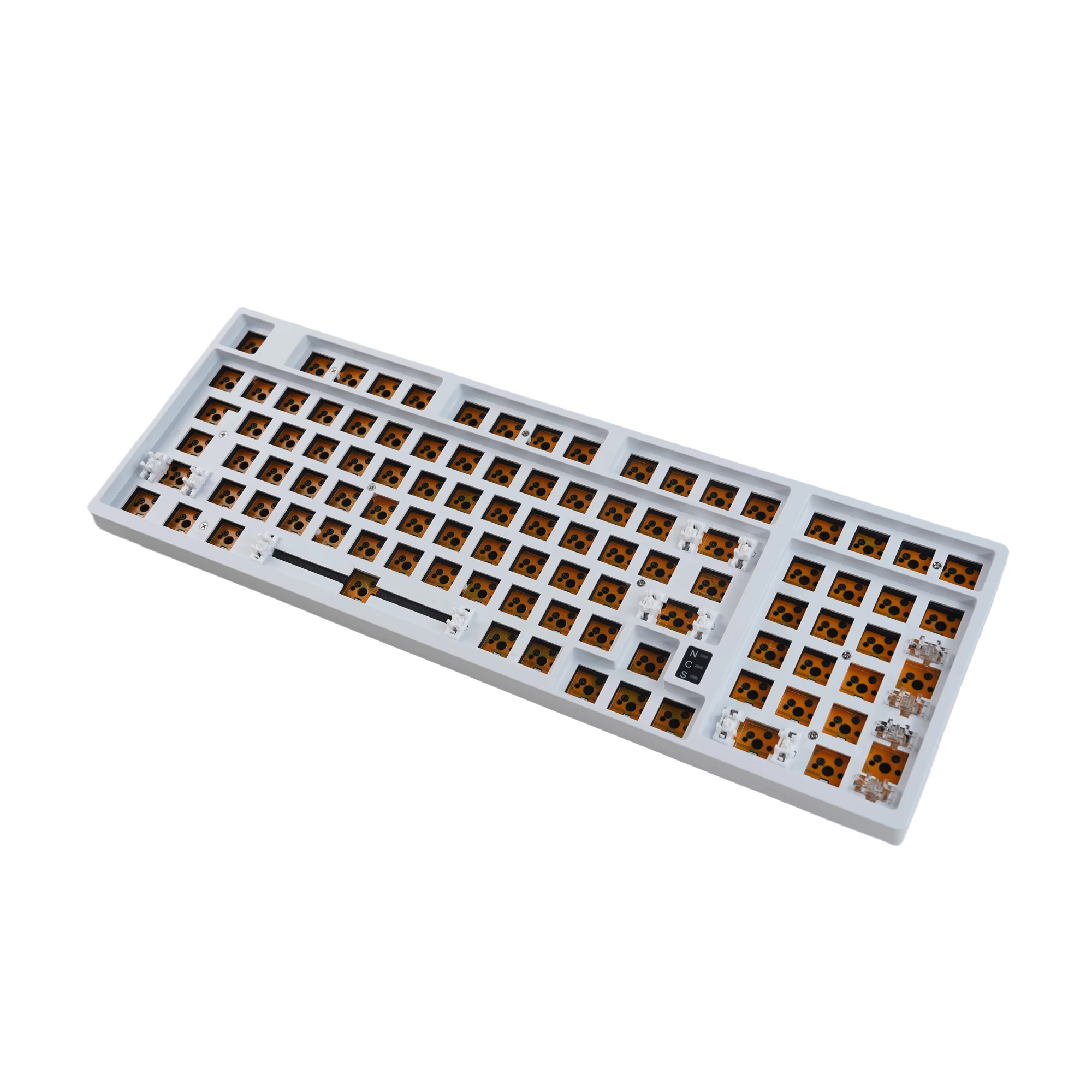 Imagem -05 - Kit de Teclado Personalizado Barebones Gaming Software Programável Rgb Pinos Compatíveis Hot Swappable Keyboard 98 para Win e Mac Hw98