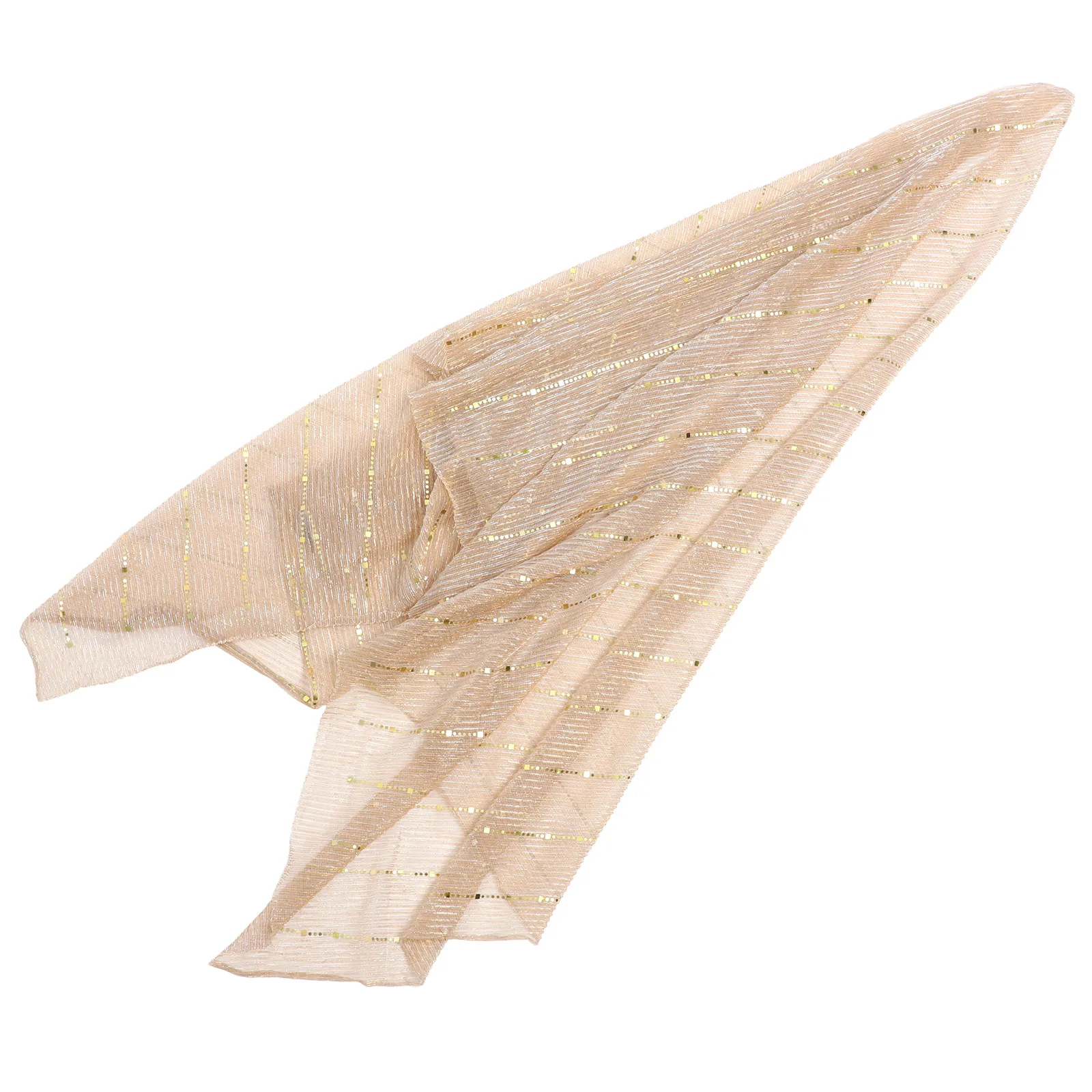 

Glitter Lightweight Scarf For Women Long Shimmer Scarves Foldable Hijab Shawl Sheer Evening Wrap Casual Scarves For Daily Party