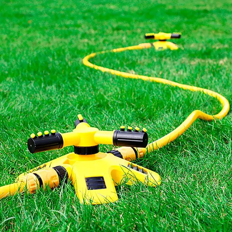 Garden Sprinkler 360 Degree Rotation Lawn Watering System Automatic Irrigation Adjustable Nozzle Easy Connect for Farm Field