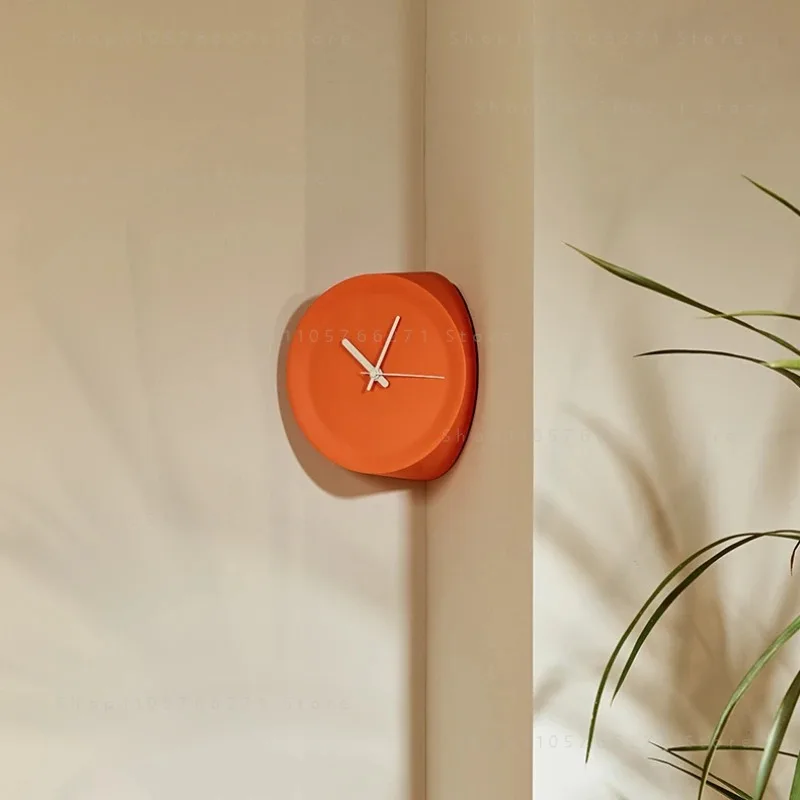 Bright Corner Angle Clocks Creative Wall Clocks Minimalism Clock Personality Living Room Clock Modern Home Aesthetic Decoration
