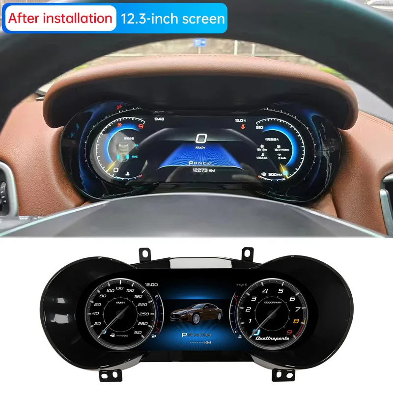 

Car Digital Cluster For Maserati Levante 2016-2020 LCD Instrument Speedometer Dashboard Display Panel Virtual Cockpit Linux