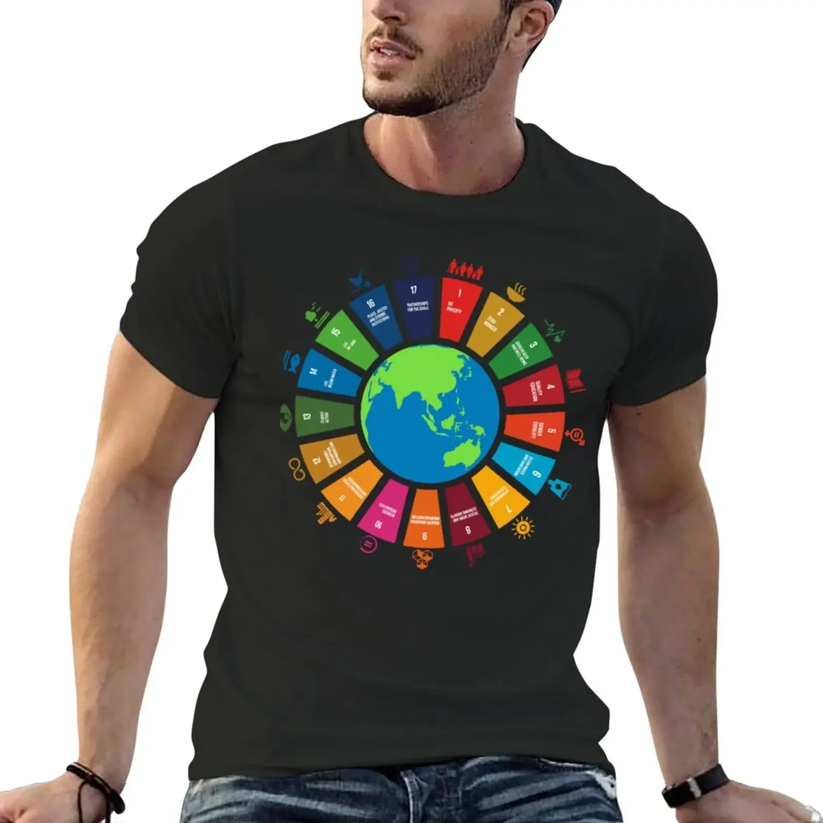 UN SDGs UN Global Goals Logo United Nations Sustainable Development Goals 2030 Sticker T-Shirt