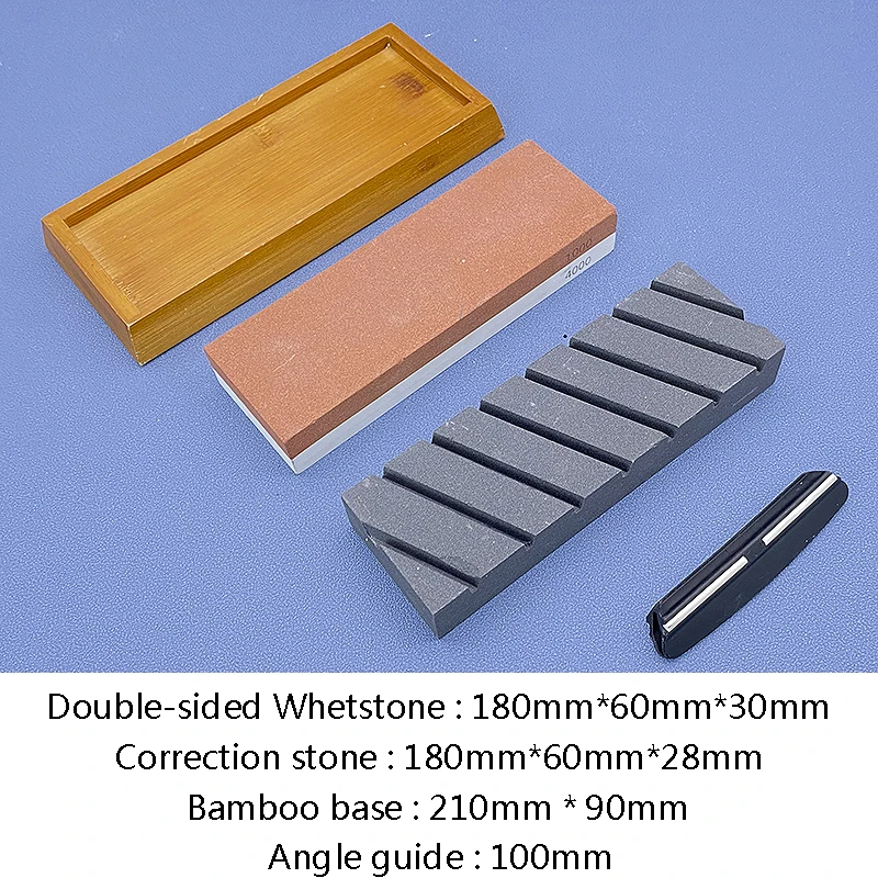 Professional Knife Sharpener Whetstone Sharpening Stones Grinding Stone Water Stone Kitchen Tool 2-IN-1 240 600 1000 3000 Grit