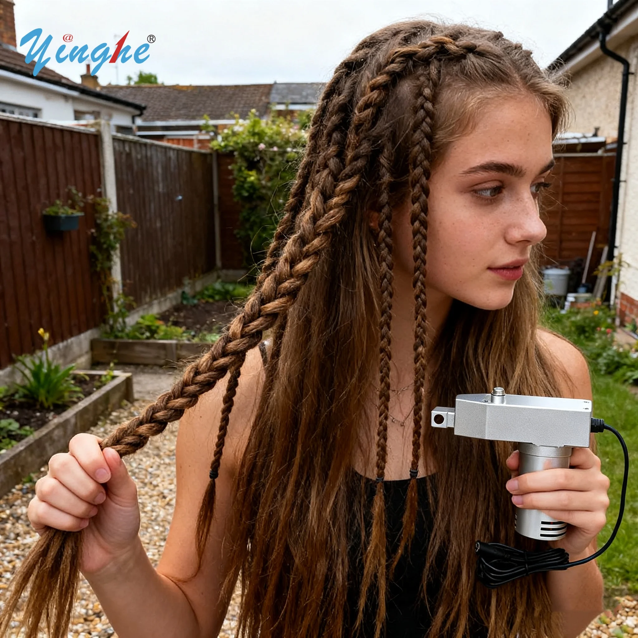 

New Portable Electric Dreadlocks Weaving Machine,Automatic Lock Hook For Instant Dreadlocks,Human&Synthetic Hair Weaving Machine