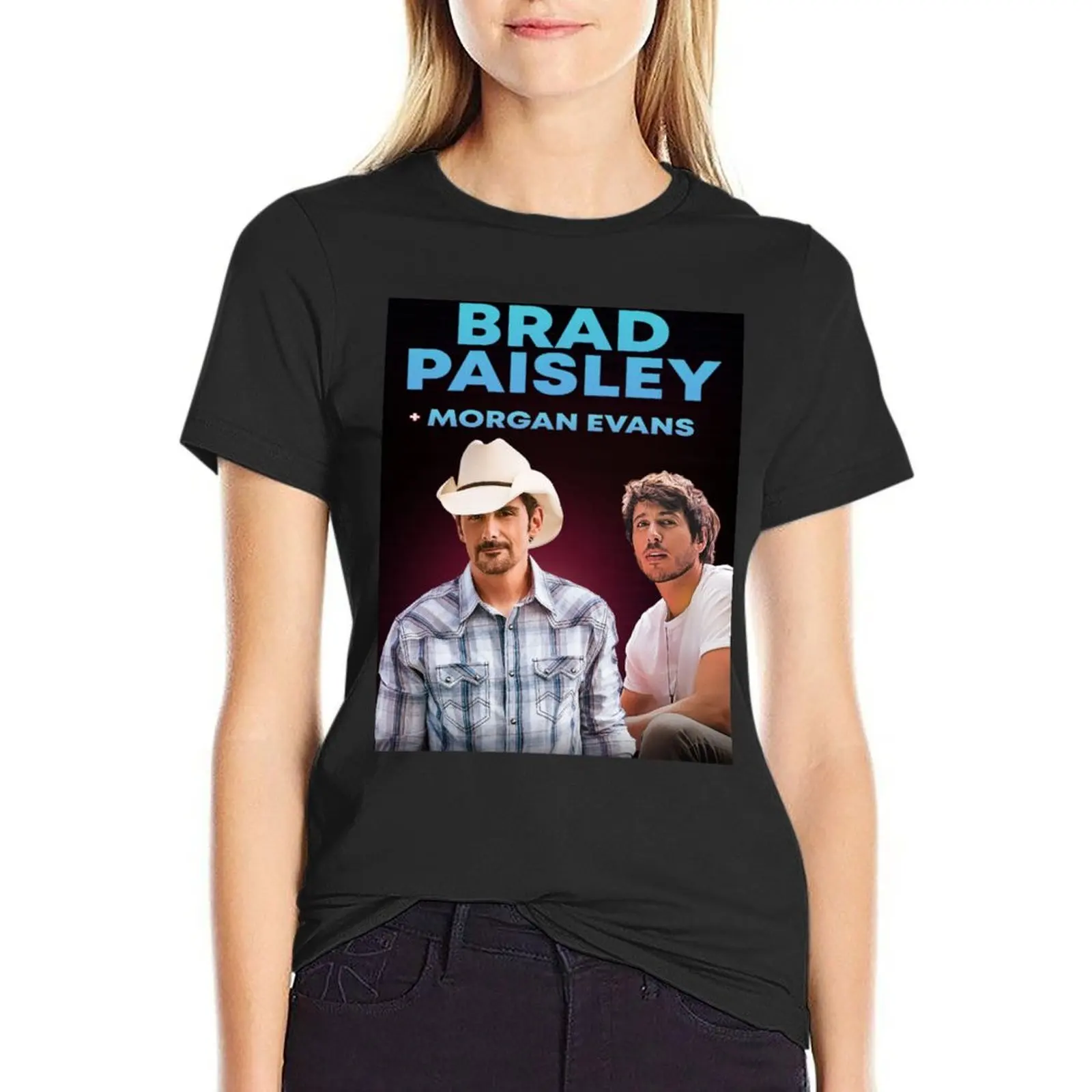 

brad paisley morgan tour 2022 garpu T-Shirt animal print plain anime Woman fashion