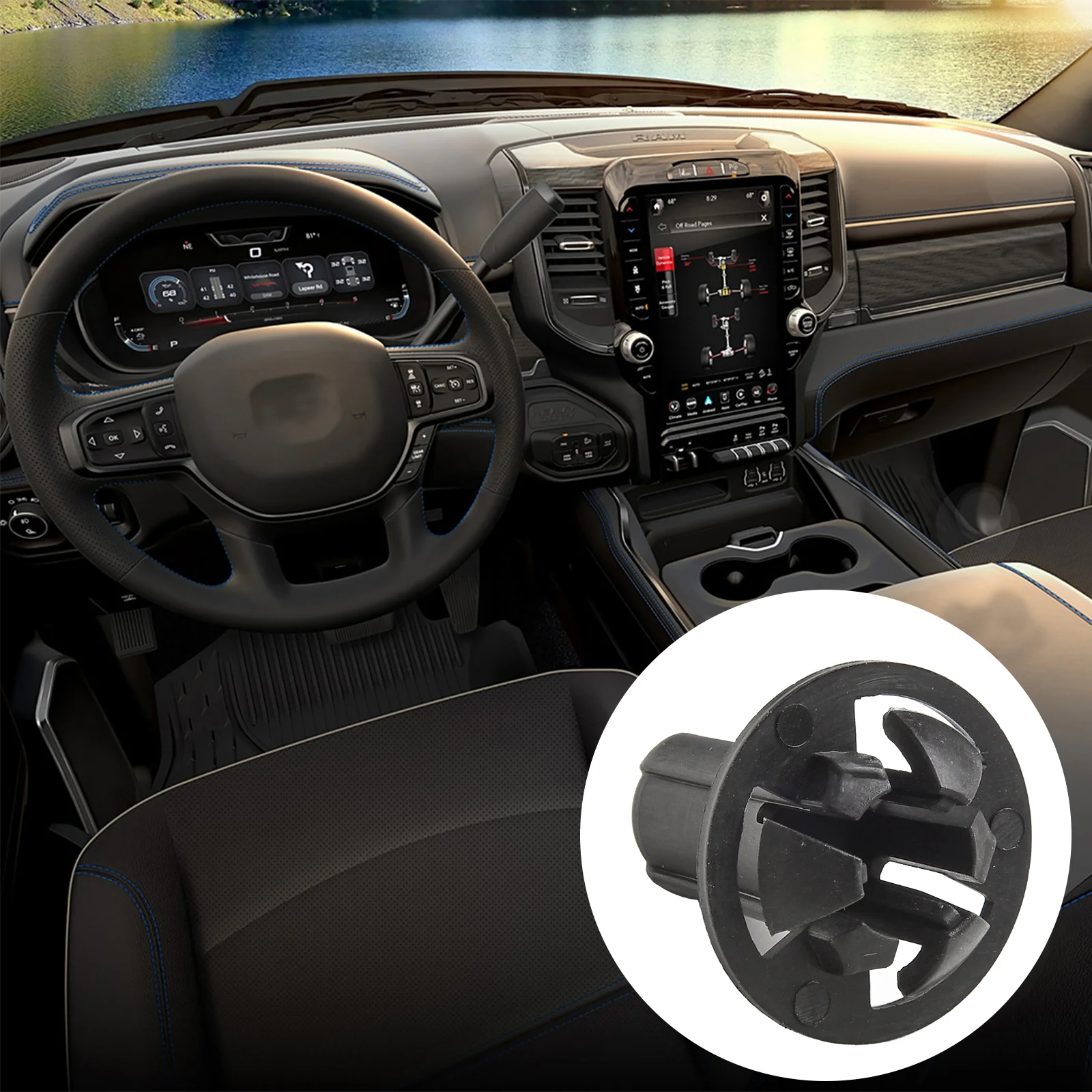 車のインテリアアクセサリー示されているようにカバーブラケットプラスチック素材交換部品 1 個セット 2009-2024 互換性