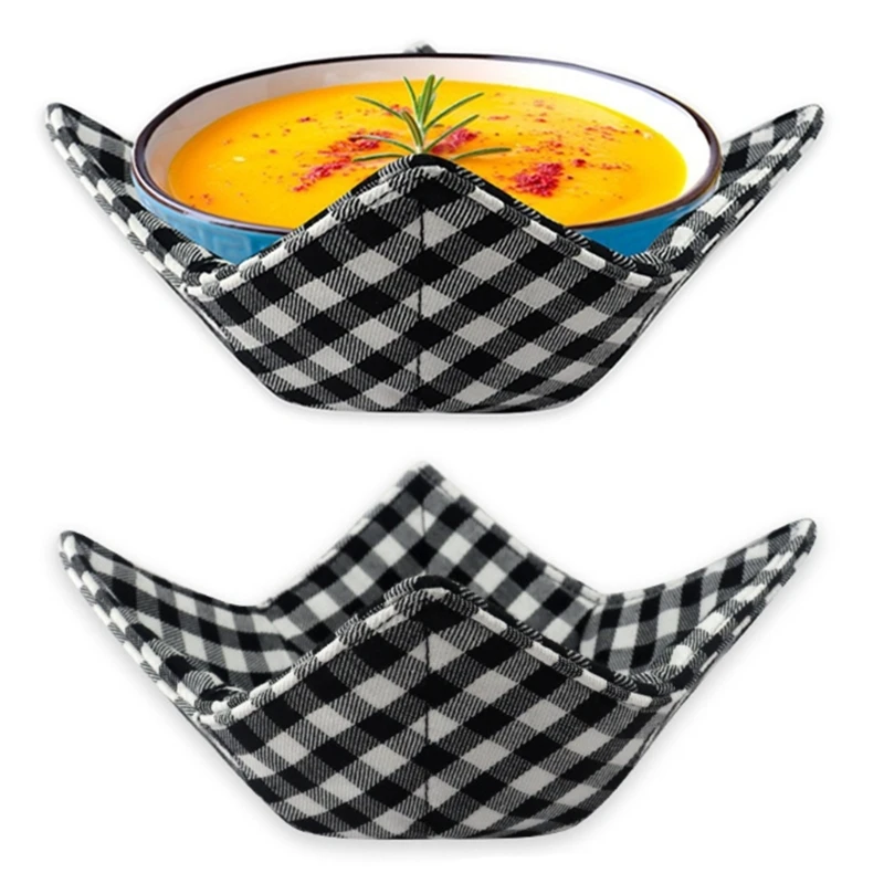 

1pc Multipurpose Bowl Holders Microwave Safe Bowls Holder Heat Resistant Hot Bowl Holder Bowl Potholders for Microwave