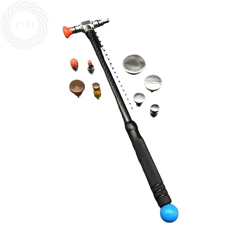 

Набор QGB для автомобильного вмятин из углеродного волокна и нержавеющей стали, молоток для ремонта кузова, перкуссионный молоток для выравнивания, сменный бесследный ремонт