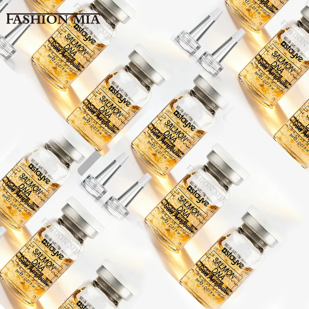 

Корейский набор сывороток-бустеров для кожи с ДНК лосося и золотом, 8 мл, против морщин, для упругости и увлажнения кожи лица