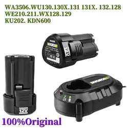 100%Original 2000mAh for WORX Kress 12V WA3506 WU127 WU128 WU130 WU131X WU132 WU280 WX128 WX129 WX540 Electric Tool Battery