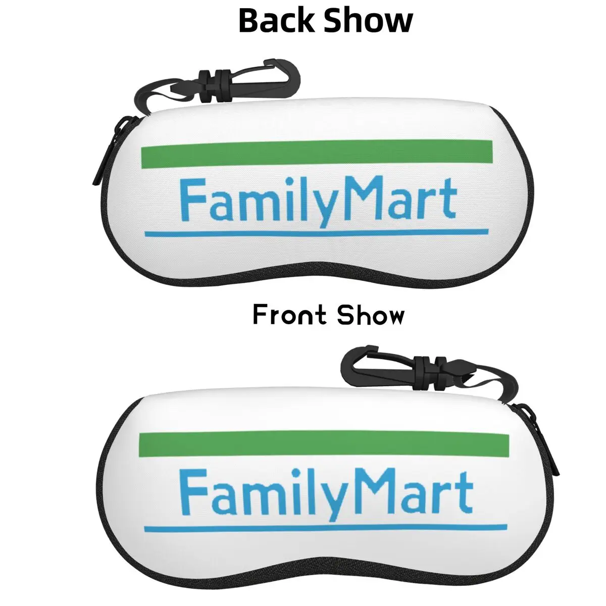 

Family Mart Logo Japan (Konbini) Shell Glasses Case Protective Sunglasses Box Women Men Soft Eyeglasses Bag Pouch
